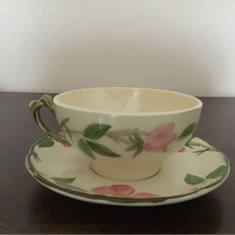 Franciscan Ware "Desert Rose" Teacup and Saucer